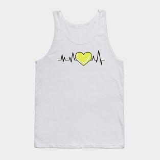 Heartbeat Pulse - Tennis Tank Top